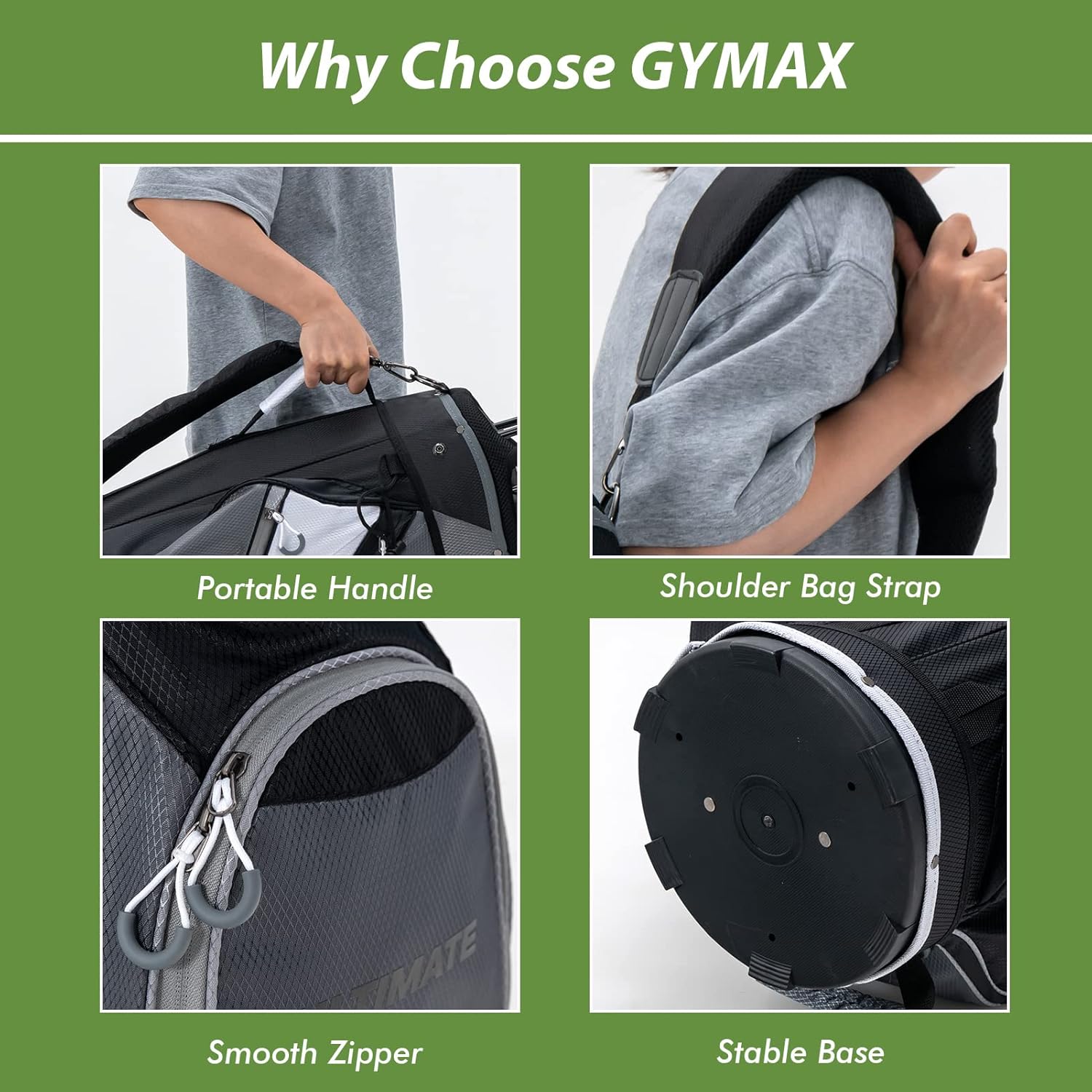 Buy GYMAX Golf Cart Bag, 14 Way Golf Club Bag with Rain Hood, Portable