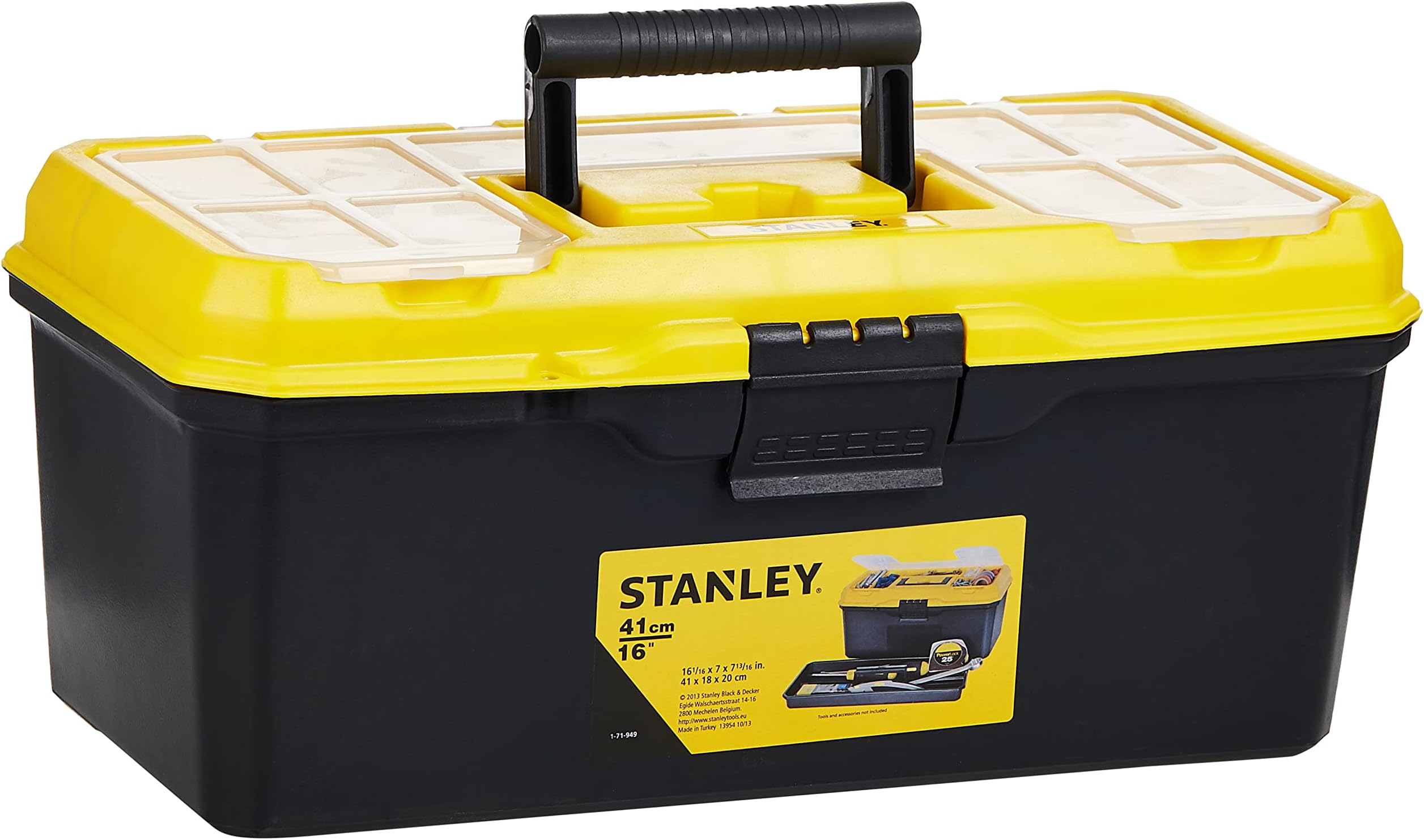 Stanleyheavy Duty Plastic Tool Box 16Made In Turkeystst171949Size: 16Material: Heavy Duty Plastic
