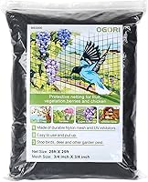 OGORI 25x25 ft Heavy Duty Bird Netting - 3/4" Nylon Mesh Garden Net Protects Fruit Trees, Plants, Veggies from Birds & Animals