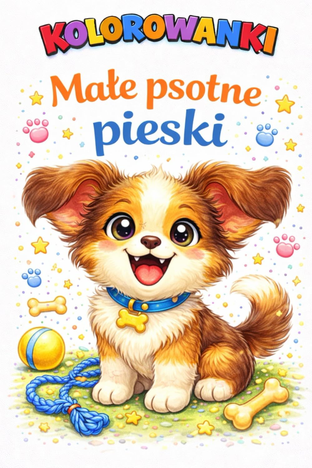 Kolorowanki Małe psotne pieski: Kolorowanki zwierzęta