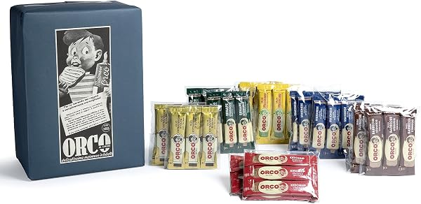 Orco, Chef Box Portami con Te - Set con Salse monodose - senape, maionese, olio extravergine, salsa messicana, ketchup, salsa barbecue - Senza Glutine - 1