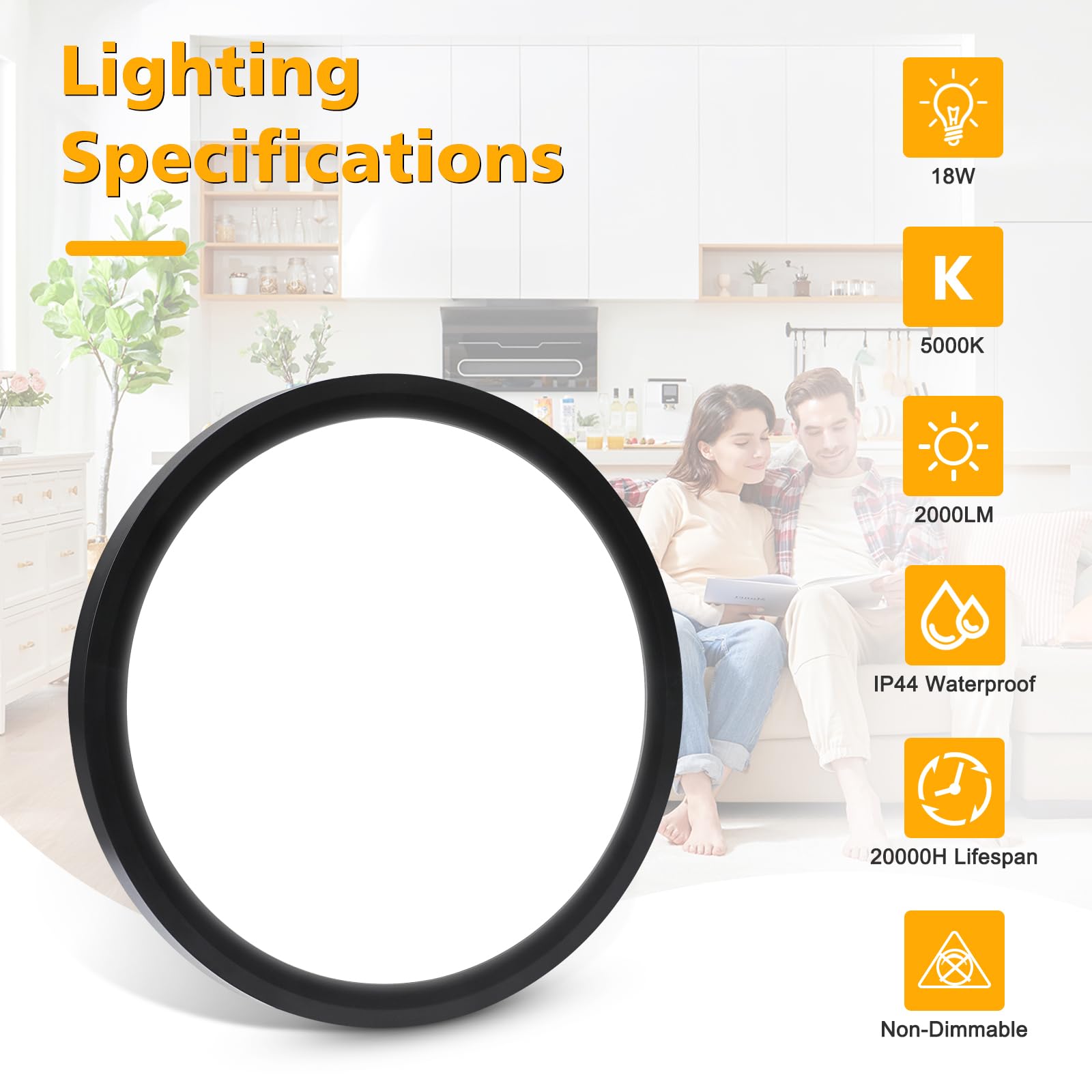 Befurglor LED Ceiling Lights 18W - Image 4