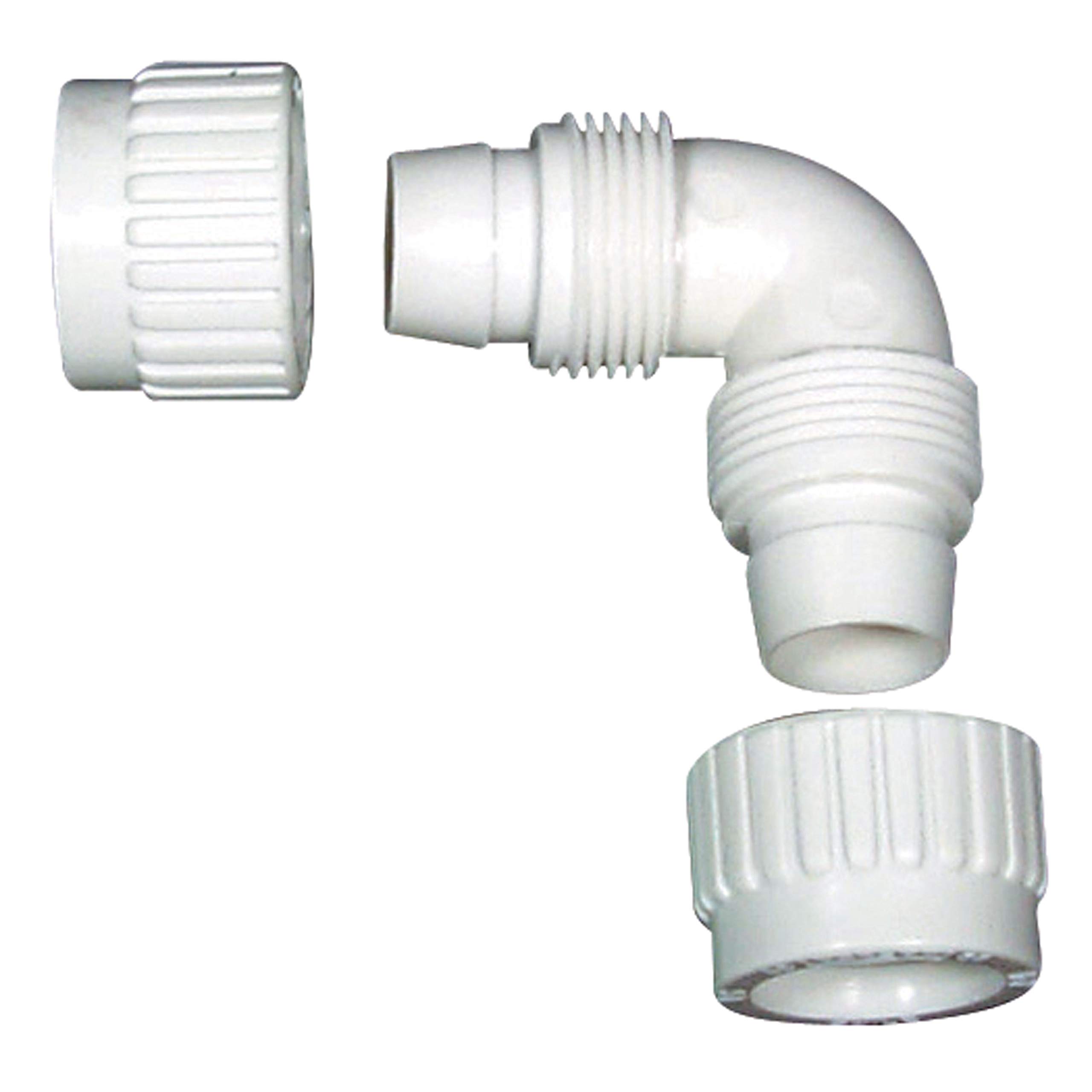 16800 Plastic Elbow, 0.5" Size