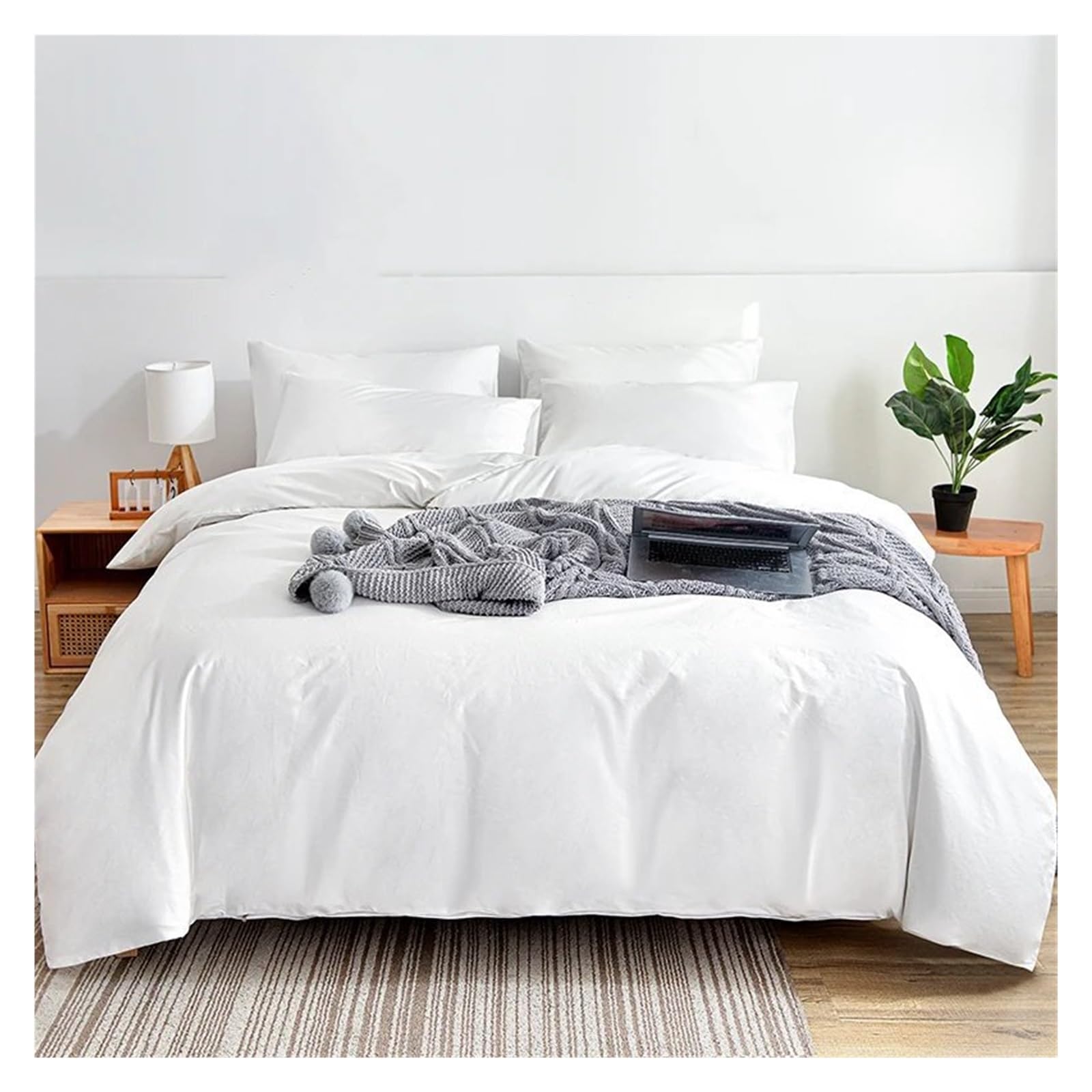 Housse de couette de luxe et parure de lit double raffinee pour literie haut de gamme