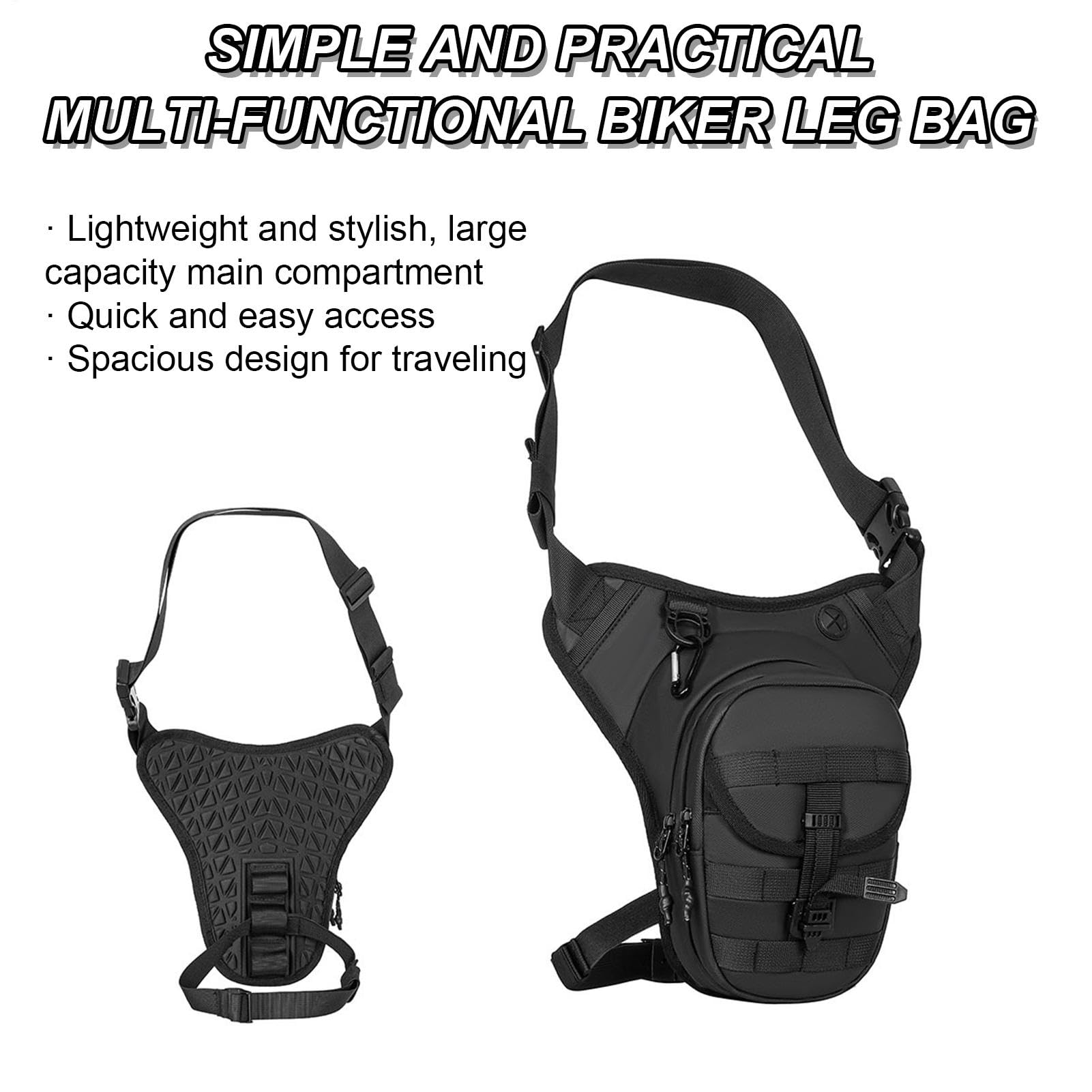 Hüfttasche, Beintasche, Outdoor, wasserdicht, Beingurt, Reitzubehör, mehrere Taschen, Hüfttasche für Motorradfahrer