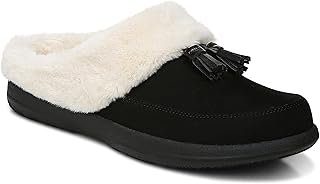 Vionic Cedar Perrin - Pantuflas acogedoras para mujer, de apoyo, para interiores y exteriores, con comodidad de tres zonas...