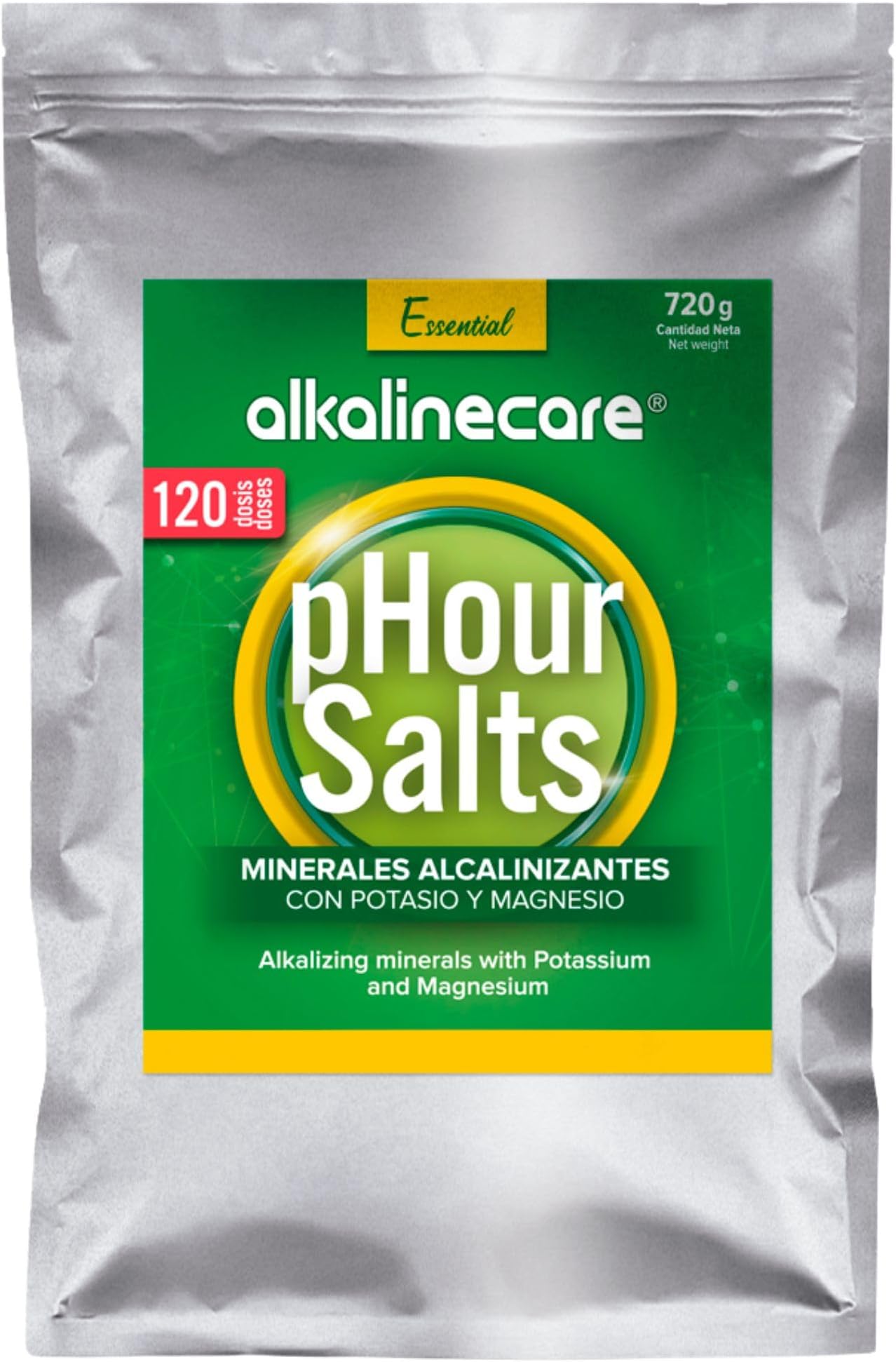 Salts PHOUR Sachet 720g (1.59 lb) - AlkalineCare Helps The remineralization of The Body, Helping Your Muscles, Bones and Joints Stay Youthful. Alkaline Care