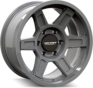 Tuff Stuff Overland TUFFSTUFF Ascent TS01 Gloss Grey 17X8.5 6-120 0MM 66.9MM