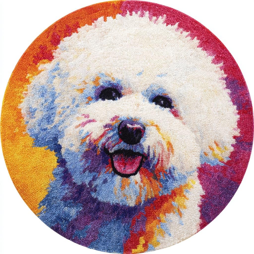 AMBATTERY Rug Making Kit for Adults,Latch Hook Rug Kit,Animal Dog