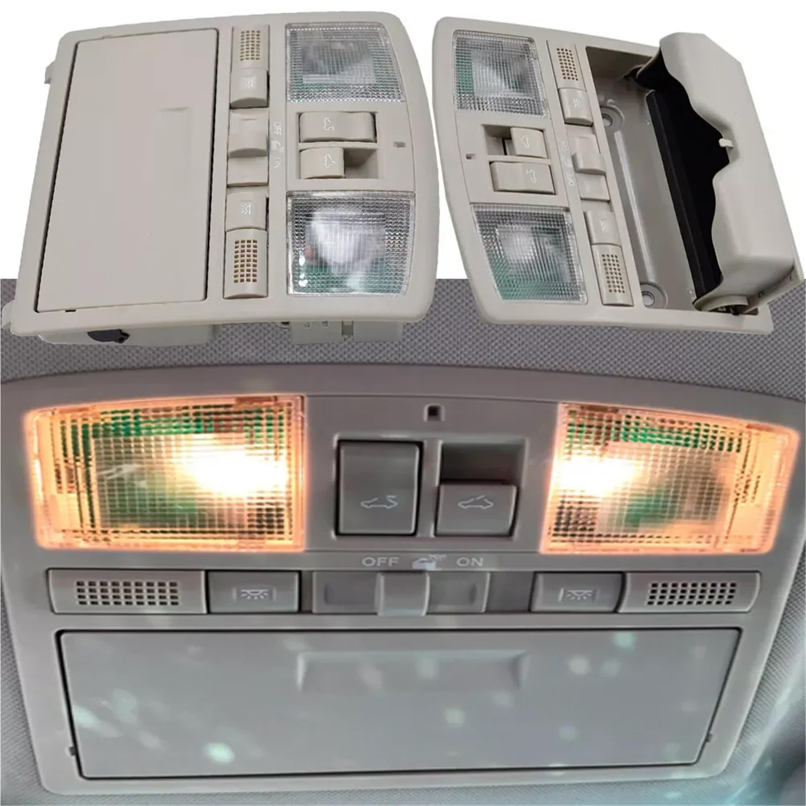 Samochodowe Lampy Sufitowe Pasuje do Mazdy 6 CX9 GS4C-69-970D-75 Lampka do czytania na konsoli sufitowej z przełącznikiem dachu, etui na okulary przeciwsłoneczne Sufitu Wewnętrznej