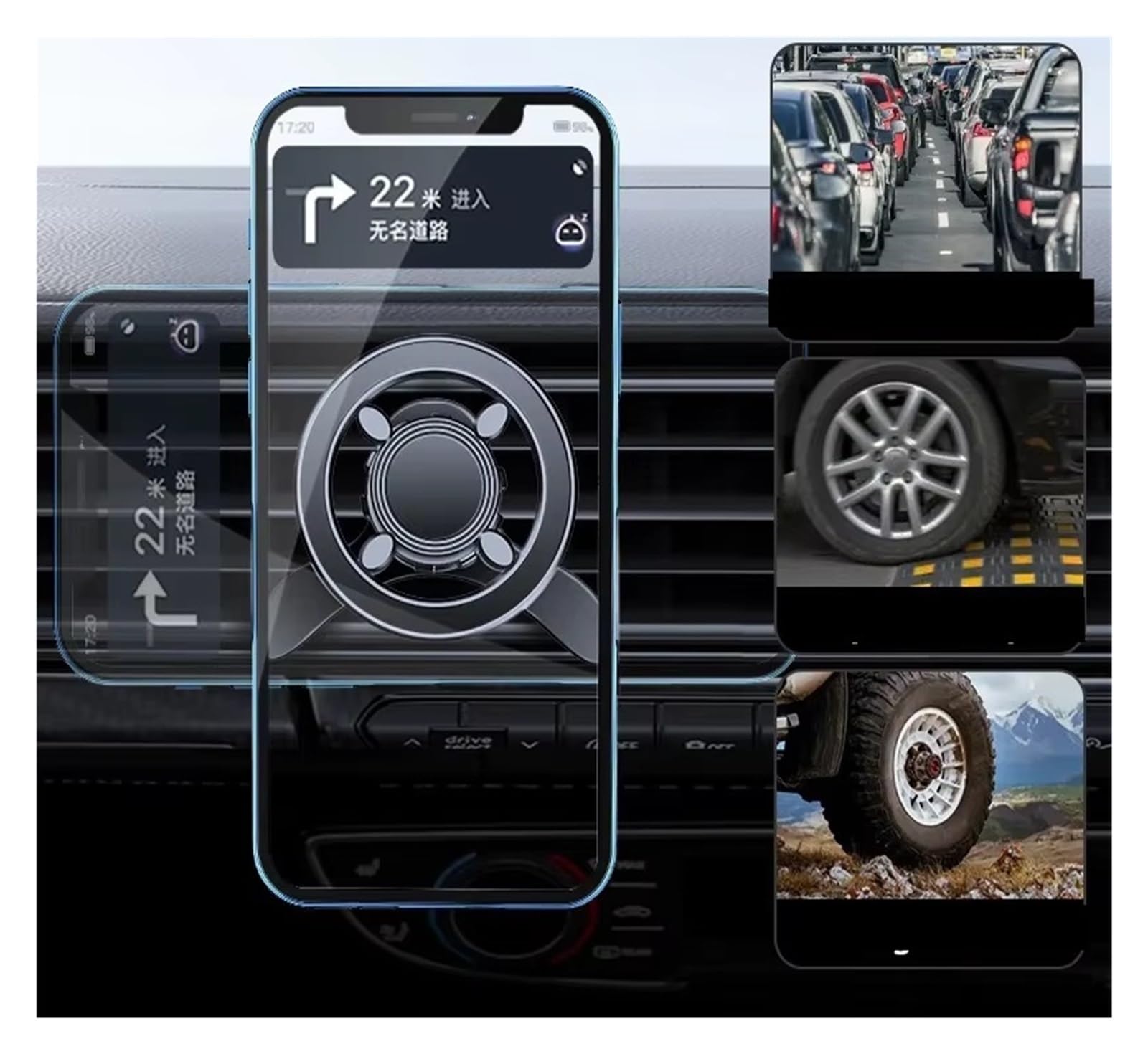 Per Android Supporto Universale Telefono Supporto Magnetico Per Auto Con Presa D'aria Macsafe Phone Stand È Adatto Porta Cellulare Auto
