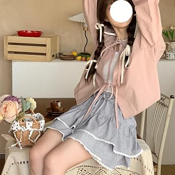 Gonna A Livelli Harajuku Y2K - Vita Alta Con Pizzo E Nastro, Stile Lolita Kawaii Gotico, Taglie S-M-L, Per Ragazze E Donne