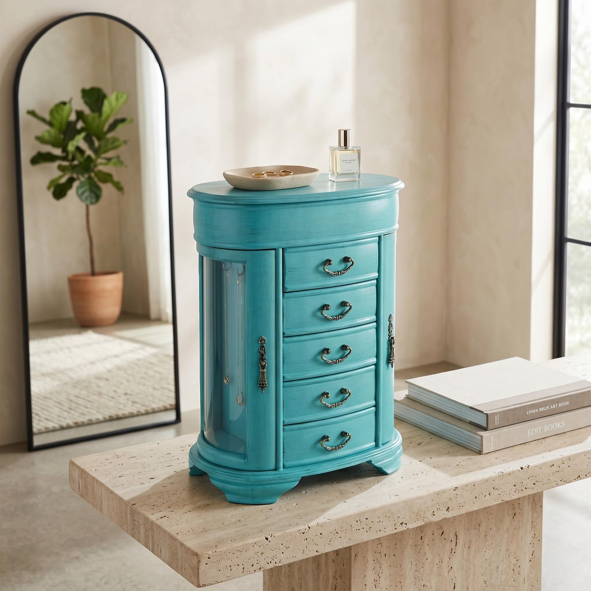 Hives & Honey Turquoise Jewelry Chest