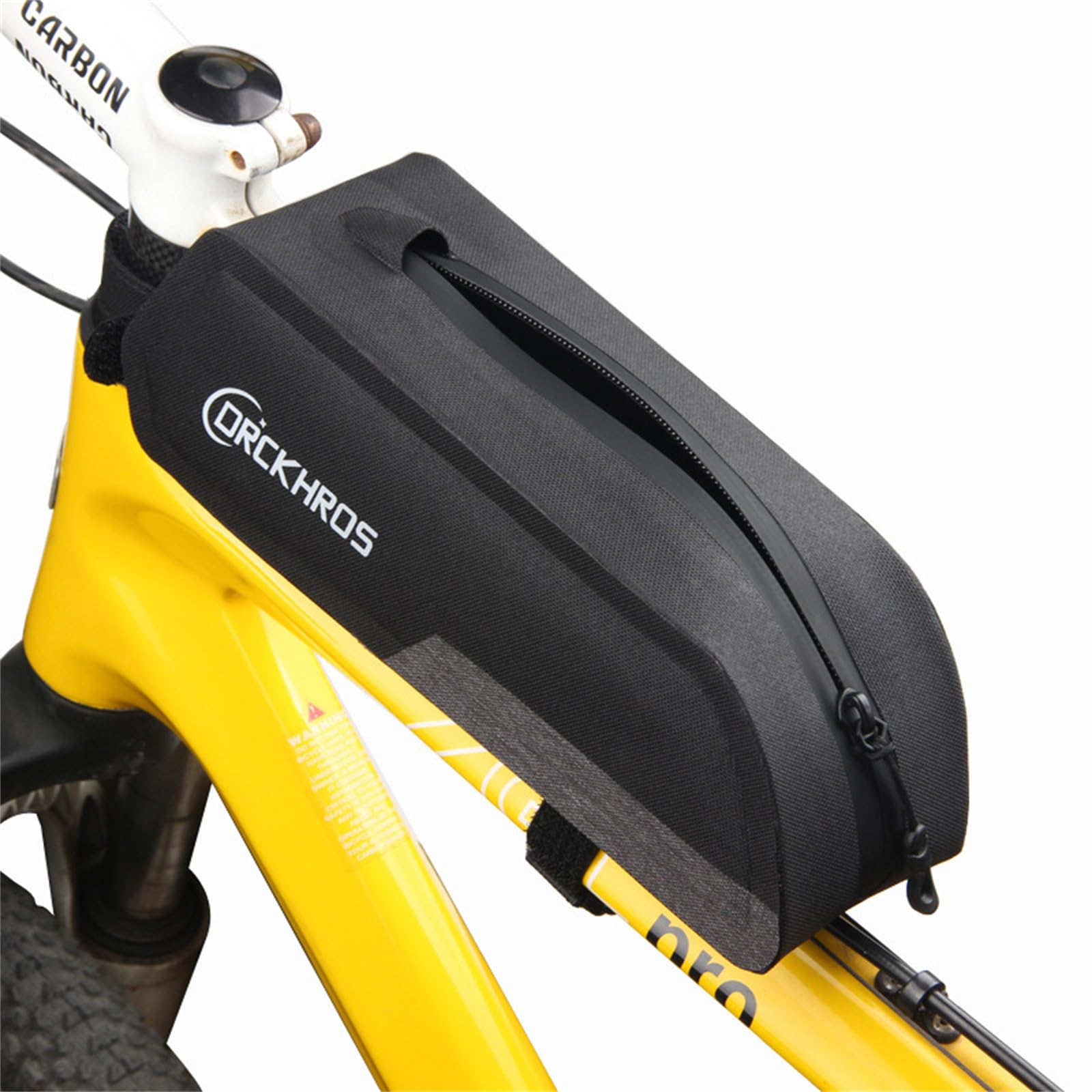 UNIQOCK Bike Top Tube Bag Bicycle Front Frame Bag Waterproof Bike Pouch Pack Bike Phone Bag Cycling Accessories Pouch for Mountain Road Bike