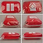 YouNuo Mini First Aid Kit, 153 Pieces Waterproof Emergency Hard Shell Case, All-Purpose Portable Compact First Aid Kit, Ideal for Home/Car/Travel/Camping/Hiking/Outdoor Emergencies (Red)