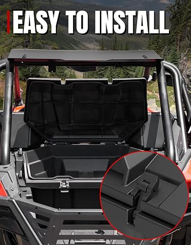 Miniatura 7 de A & UTV PRO Caja de carga trasera de 73 cuartos para Polaris RZR PRO XPPRO XP 4 2020-2023, accesorios RZR Turbo R 2022-2023, contenedor de