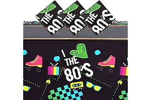 I Love The 80s Tablecloth, for an Unforgettable Retro Party