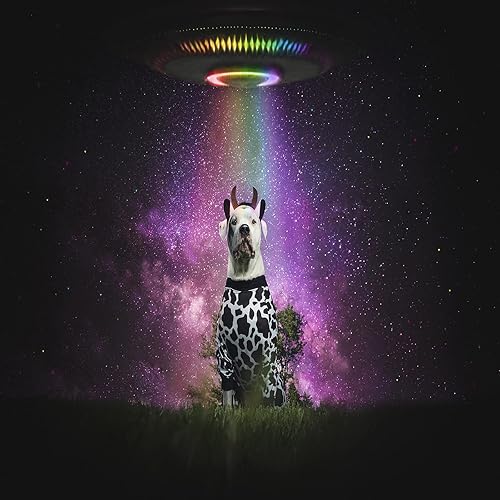 Miniatura 8 de Tooth & Honey Pitbull - Pijama para perros grandes, con cobertura completa, para perros grandes, overol sin botones para perros de raza grande