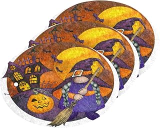 Halloween Kitchen Scrub Sponge Holloween Gnome Witch Washing Dishes Cleaning Sponges Pumpkin Hounted House Non Scratch Sponge for Dish Countertops Sinks Floors Showers Tile Sinks 3 Pack
