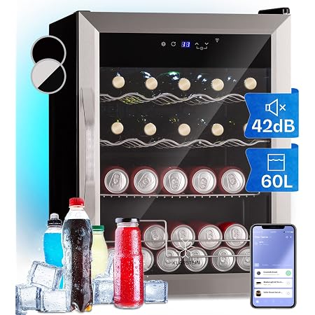 Mini Frigo Klarstein 17L - Frigo De Chambre Silencieux Pour Boissons, Bières, Cosmétiques - 3 Niveaux De Froid 0-15°C