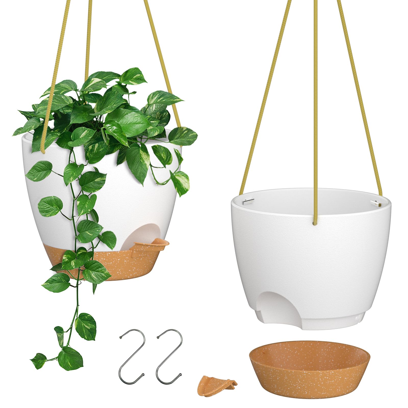 ZMTECH Self Watering Hanging Planters