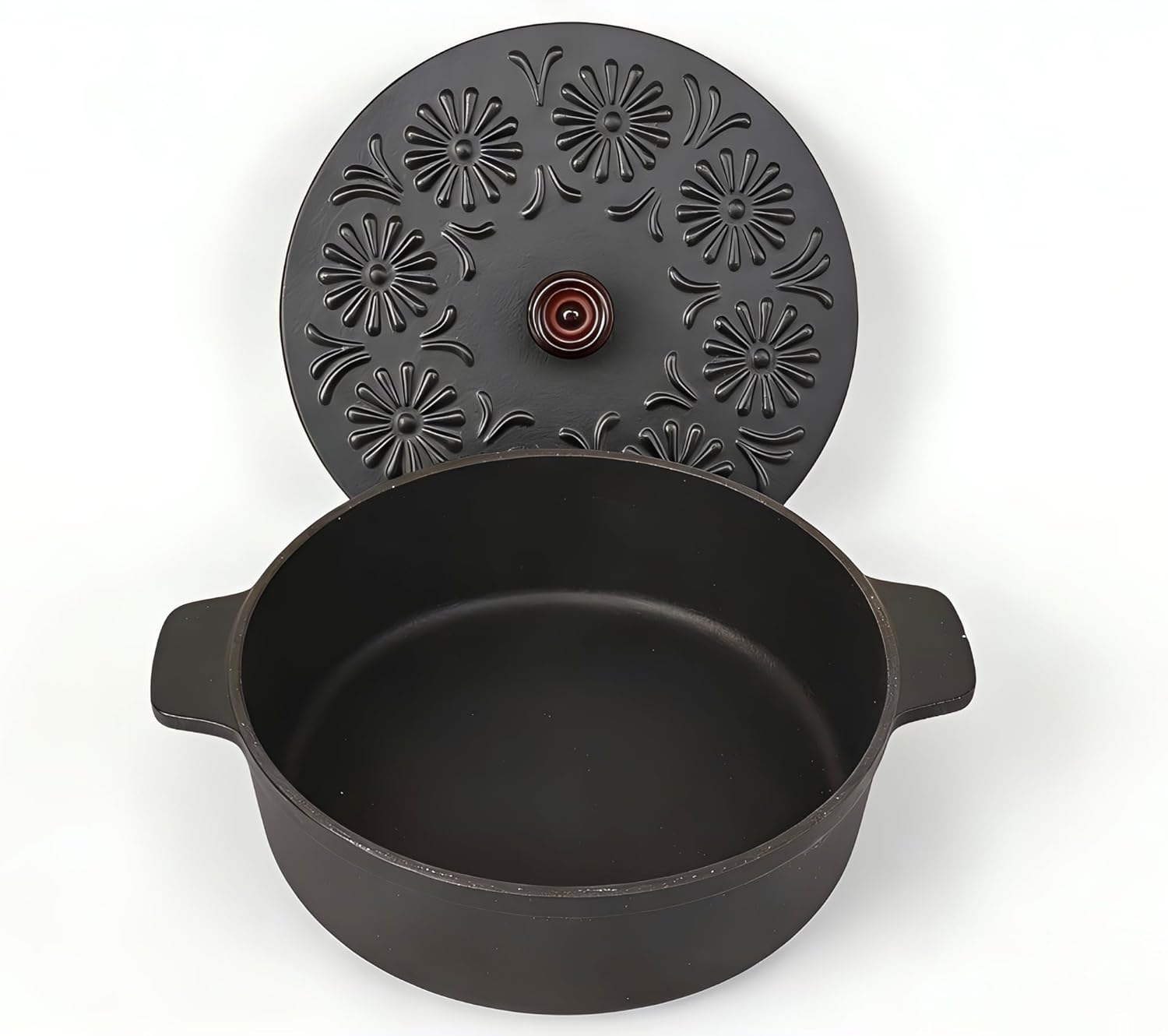 9.5" Cast Iron Tortilla Warmer with Lid - Microwave Tortilla and Pancake Warmer,with Taco Holders Set of 2, for Keeping Tortillas,Homes and Restaurants