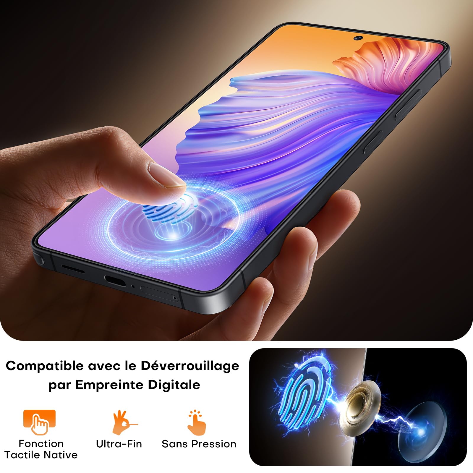 TOCOL Verre Trempé pour Samsung Galaxy S26 Ultra, Dépoussiérage Automatique, Installation Rapide, Sans Bulles, Dureté 9H, Résistant aux Rayures, Coques de Téléphone Compatibles, 2 Pièces
