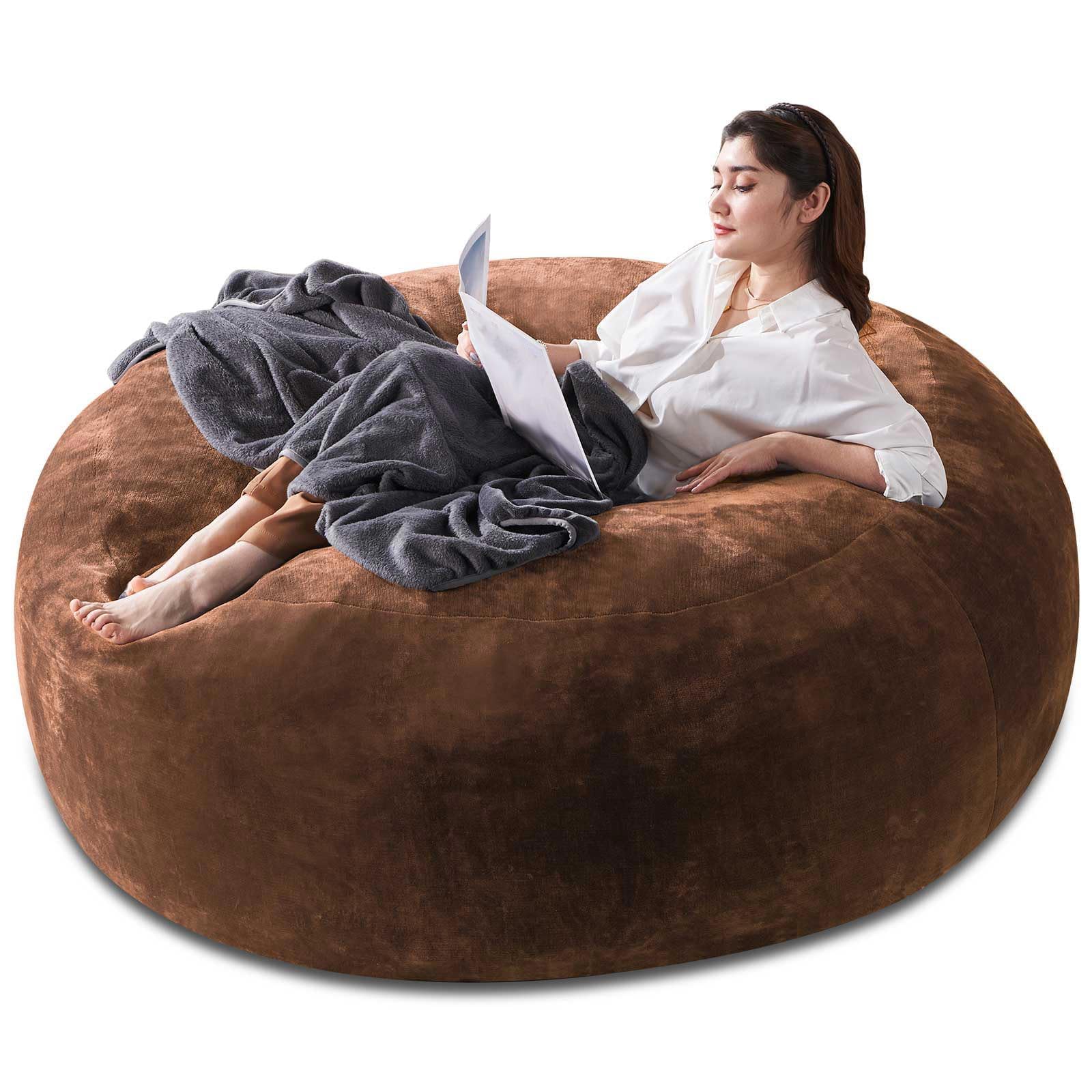 5FT,Giant Bean Bag Chair for Adults,Memory Foam Chair,Super Soft Plush Bean Bag Chair,Oversize Bean Bag,muebles sala,Leisure Read Chair Suitable for