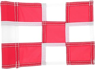 HONMEET Golf Green Flag Mini Flags Outdoor Flag Pole Mini Accessories Target Flag Portable Flag Golf Hole Golfing Supplies Bright Court Flag Golfing Practice Flag Nylon Checkered Flag