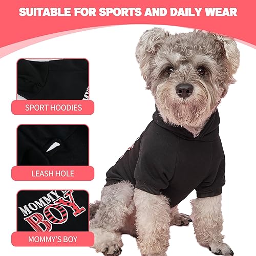 Miniatura 8 de Sudaderas con capucha de Halloween para perros grandes sudadera de calabaza para cachorro, disfraz de murciélago fantasma cálido de invierno, ropa