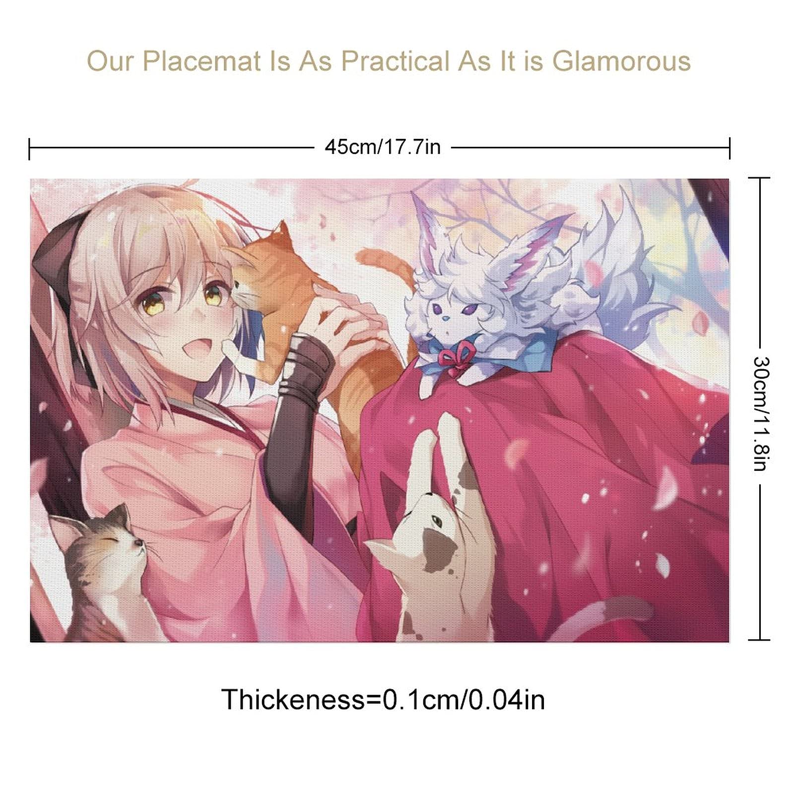 Amazon｜ランチョンマット Fate FGO/フェイト 1 PCS 45*30cm