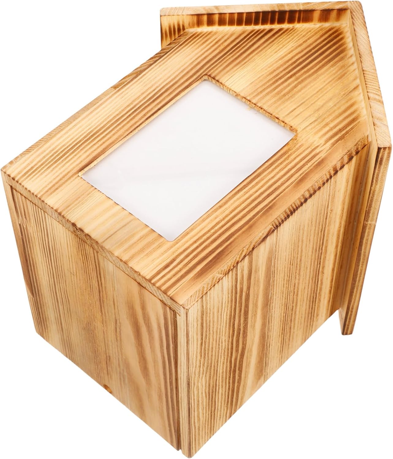 Totority Wooden Pet Urn for Dog and Cat Ashes Beautifully Crafted Memorial Casket for Pets Simple and Stylish Design for Home Display Cherish Your Beloved Animal Forever