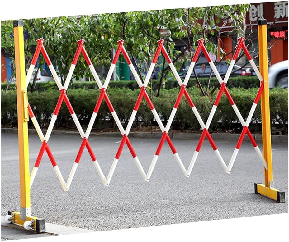 Barrière De Sécurité Extensible 3,5m (11,5 Pieds) - Rétractable, Mobile, Pour Chantiers Ou événements