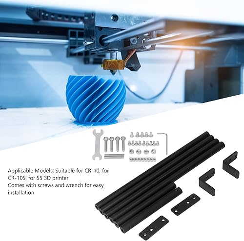 Miniatura 2 de Juego de varillas de soporte compatible con CR 10 10S 3D, varilla de soporte de aleación de aluminio, varilla de tracción de impresora 3D,