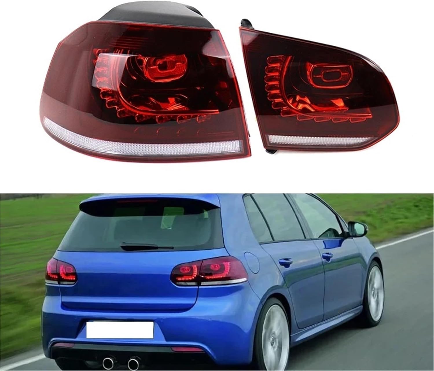 フォルクスワーゲン　ゴルフ6 GTI テールランプ 純正 楽天市場】中古 フォルクスワーゲン 5K ゴルフ6 GTI 純正 テールランプ