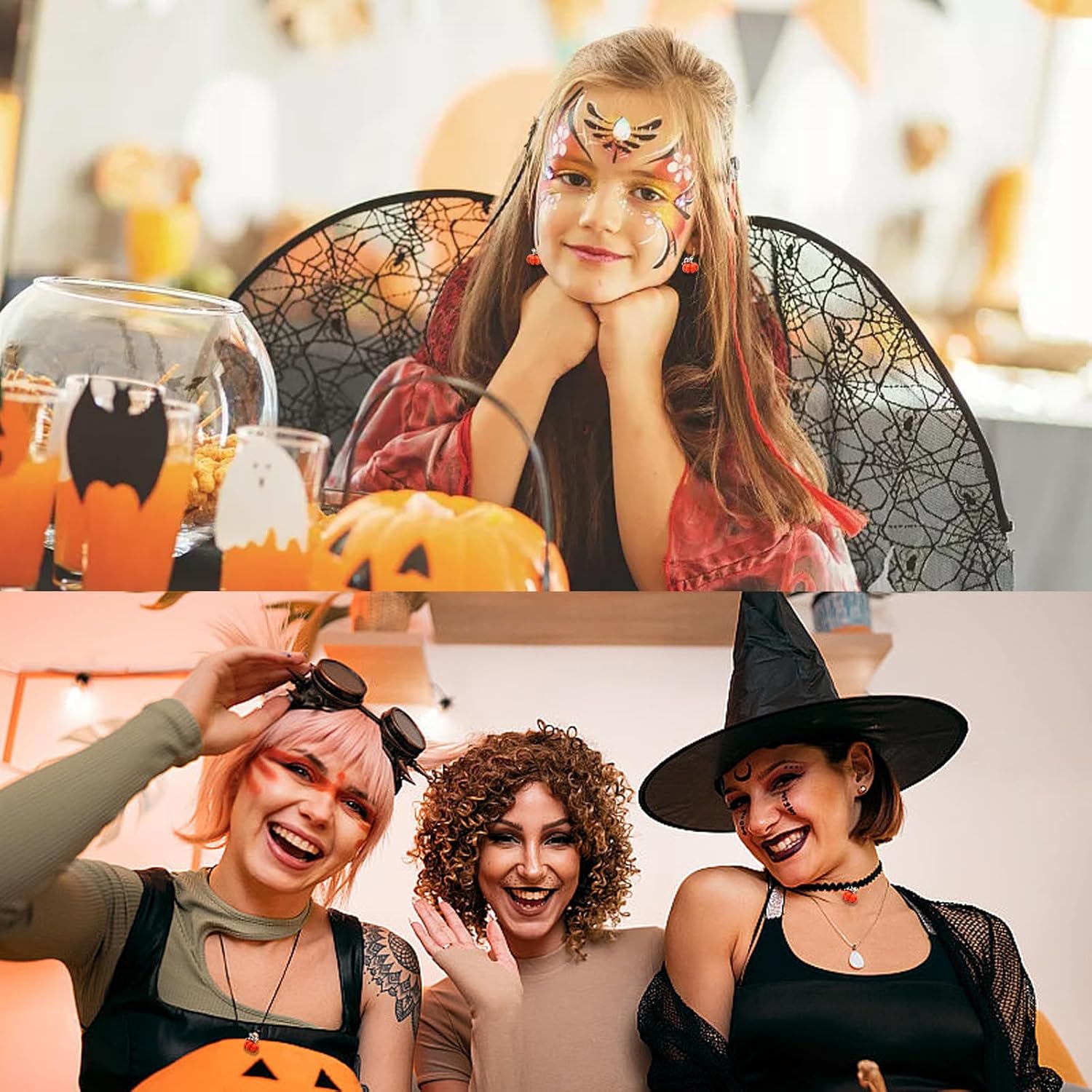 Honbay 12PCS 3D Enamel Alloy Fall Charms Pendant Autumn Pumpkin Pendant Thanksgiving Halloween Bead Charms for Earrings Bracelets Necklaces Keychains Jewelry Crafts Making - Image 5