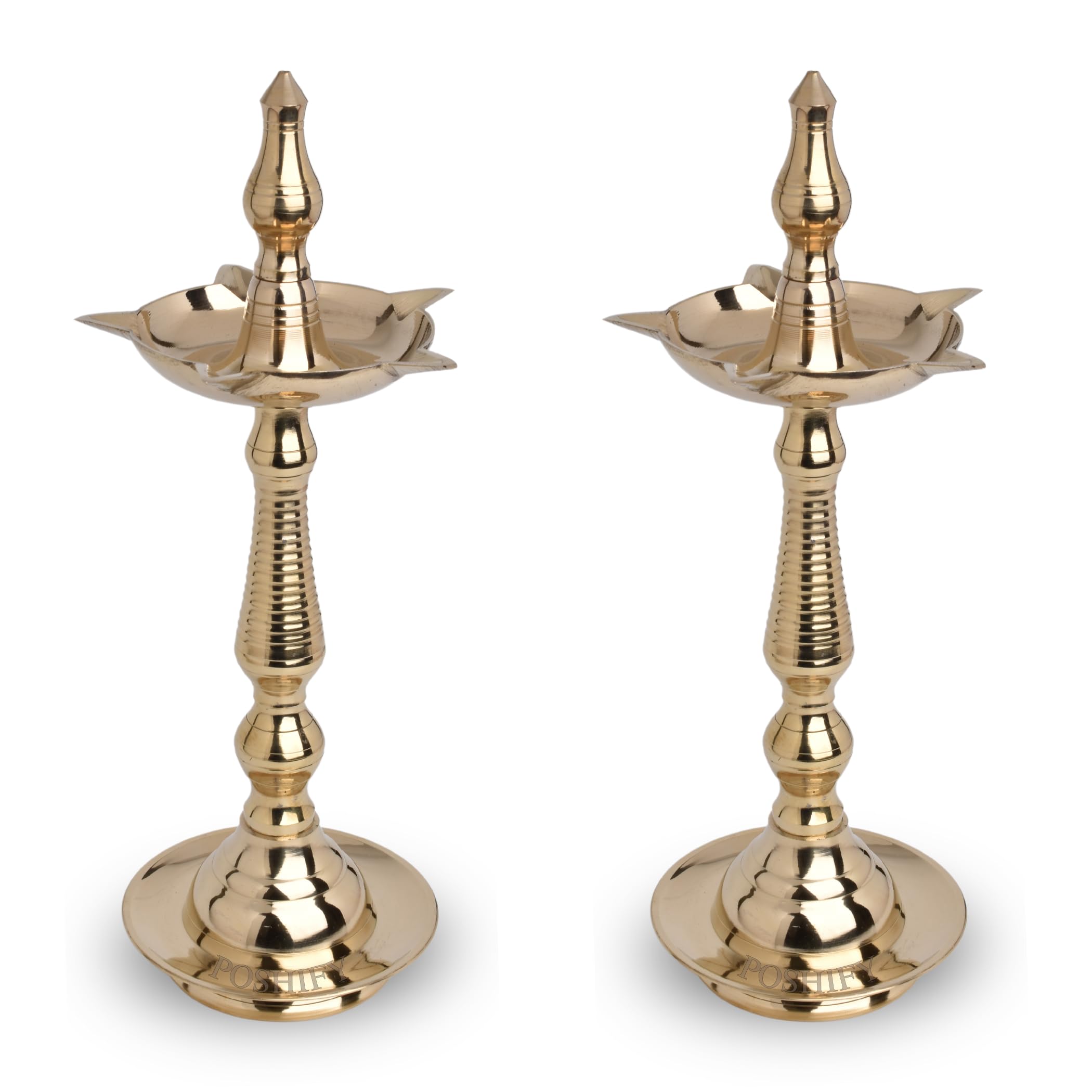 Brass Aarti Plate - Handcrafted Indian Diya -21 Brass Aarti Plate - Handcrafted Indian Diya -21