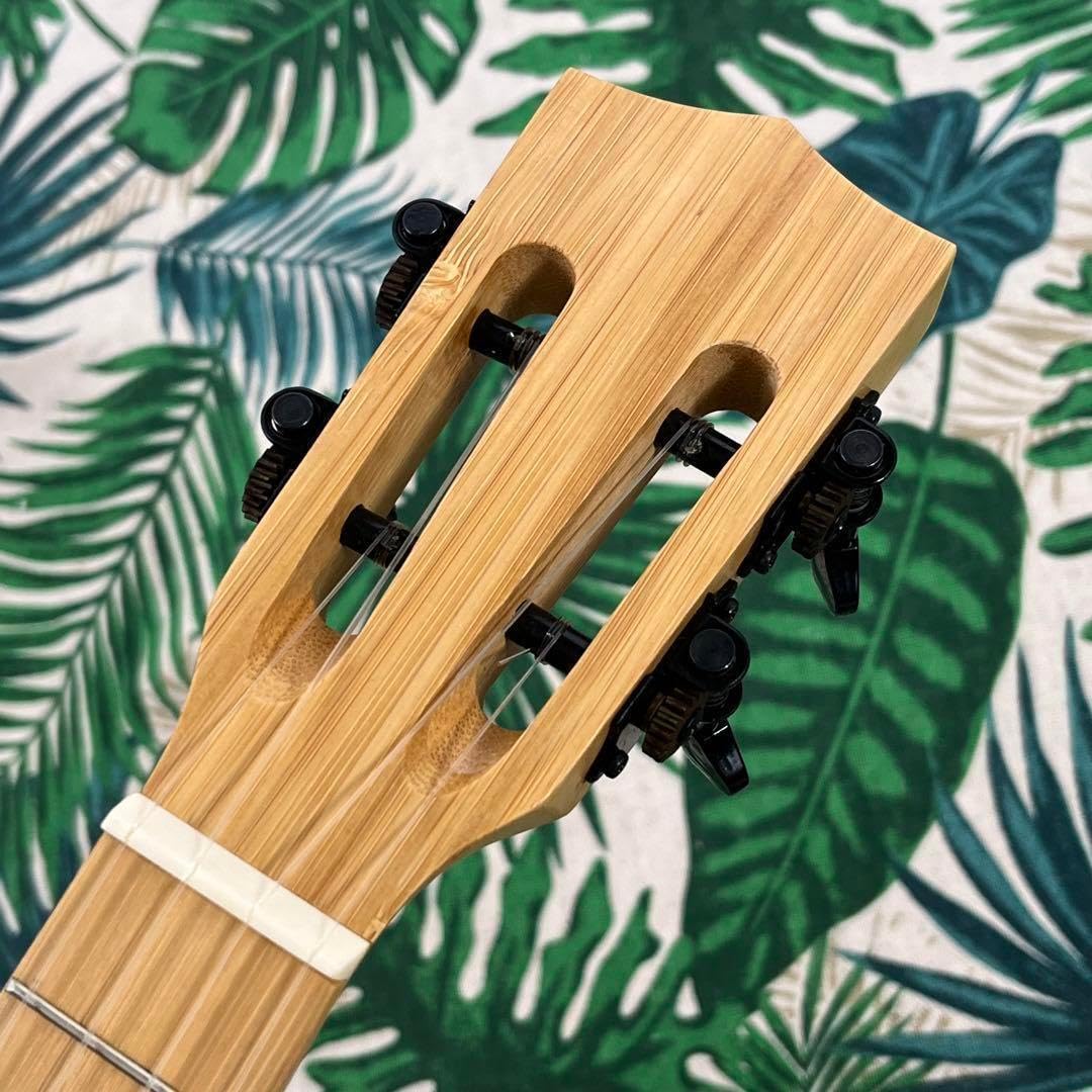 Amazon.co.jp: Andrew ukulele オールバンブー 竹 のエレキ
