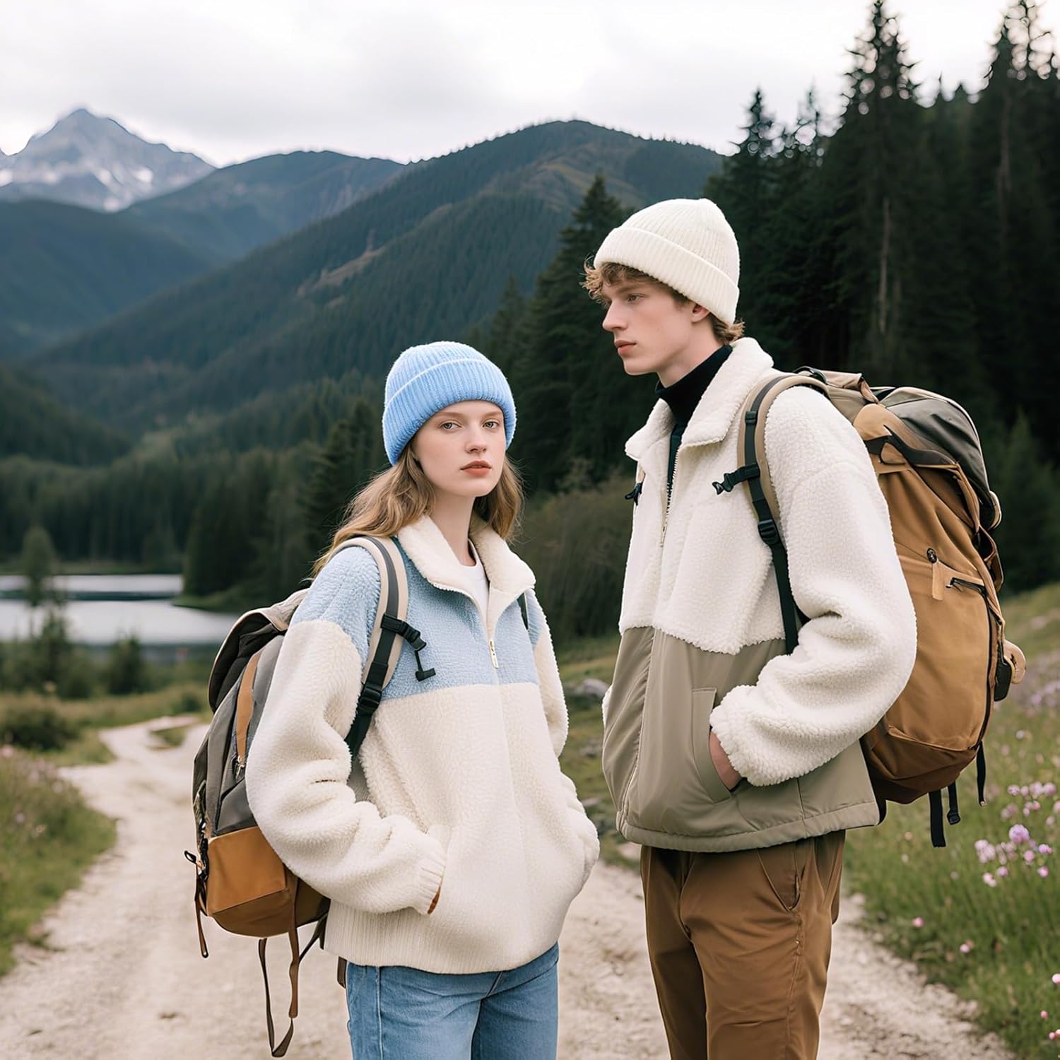 Beanie Hats for Men Beanie for Women Winter Knitted Hat Stocking caps, Soft Ski Hat Warm Blank - Image 5