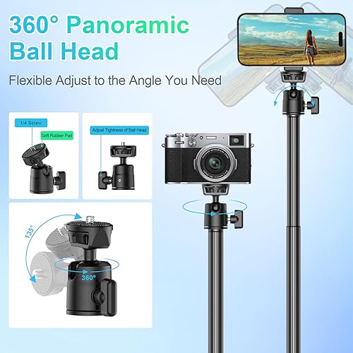 Miniatura 5 de Ailight Soporte de cámara web para escritorio, soporte de escritorio ajustable para cámara web para Obsbot GoPro Anker Insta Logitech C922 C930e