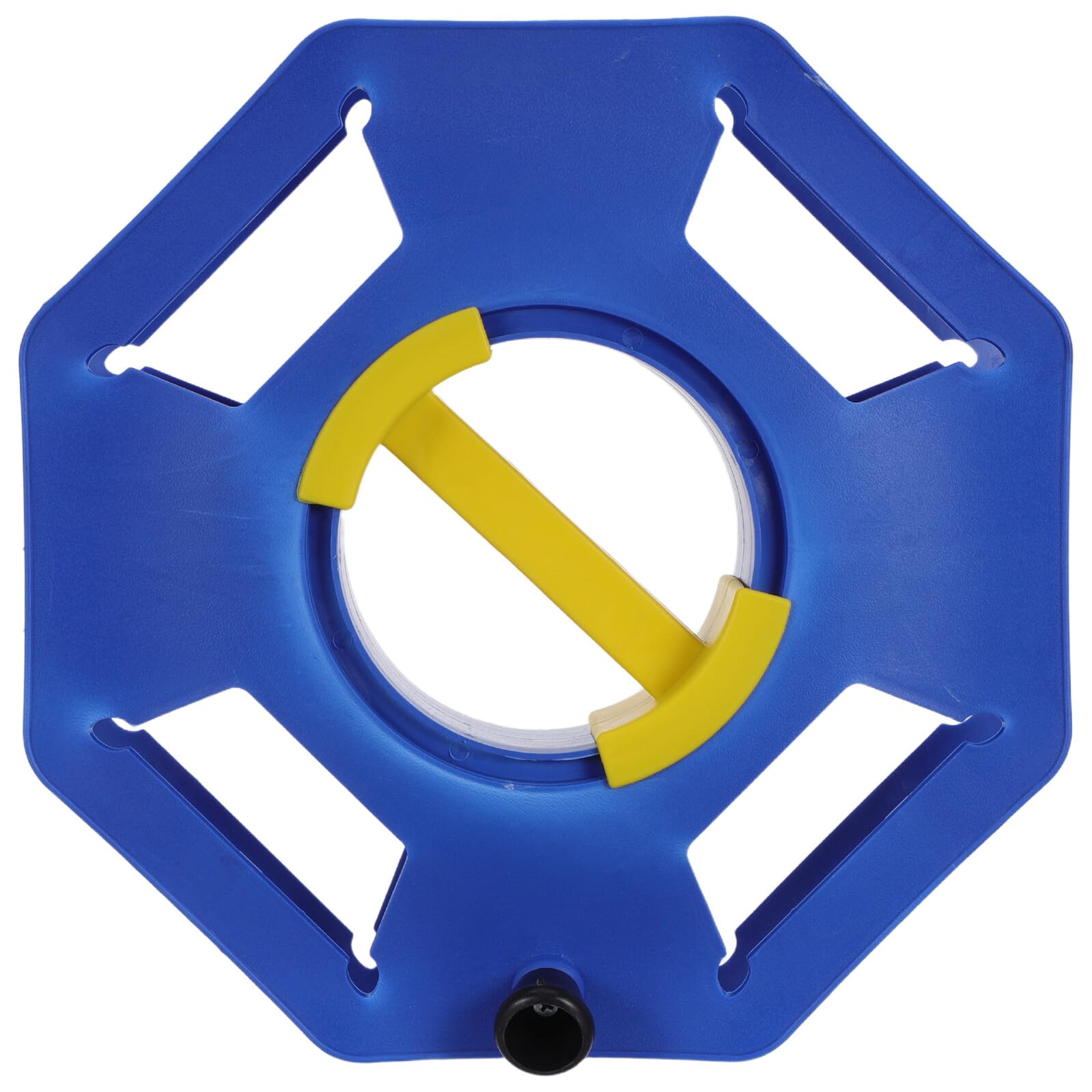 Bobina Avvolgicavo Portatile in Plastica Blu con Maniglia Girevole, Avvolgicavo per Cavi da Interno e Garage, Rotolo per Organizzare e Stoccare Prolunga Elettrica, Soluzione