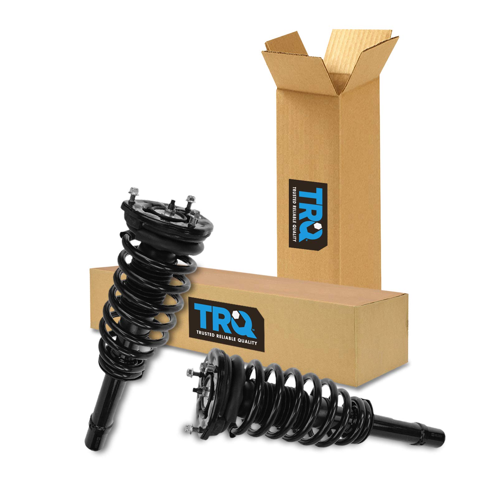 TRQ Front Strut and Spring Assembly Set 2 Piece