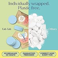Vista 5 de Pastillas Limpiadoras de Inodoro Fab Tab, Poderosa Eliminación de Manchas, Sin Químicos Agresivos, Sin Plástico, Elimina Óxido y Manchas, Seguro