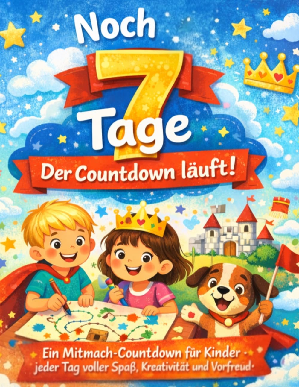Noch 7 Tage – Der Countdown läuft: Ein Mitmach-Countdown für Kinder – jeder Tag voller Spaß, Kreativität und Vorfreude (Meine Vorfreude-Countdowns für Kinder)