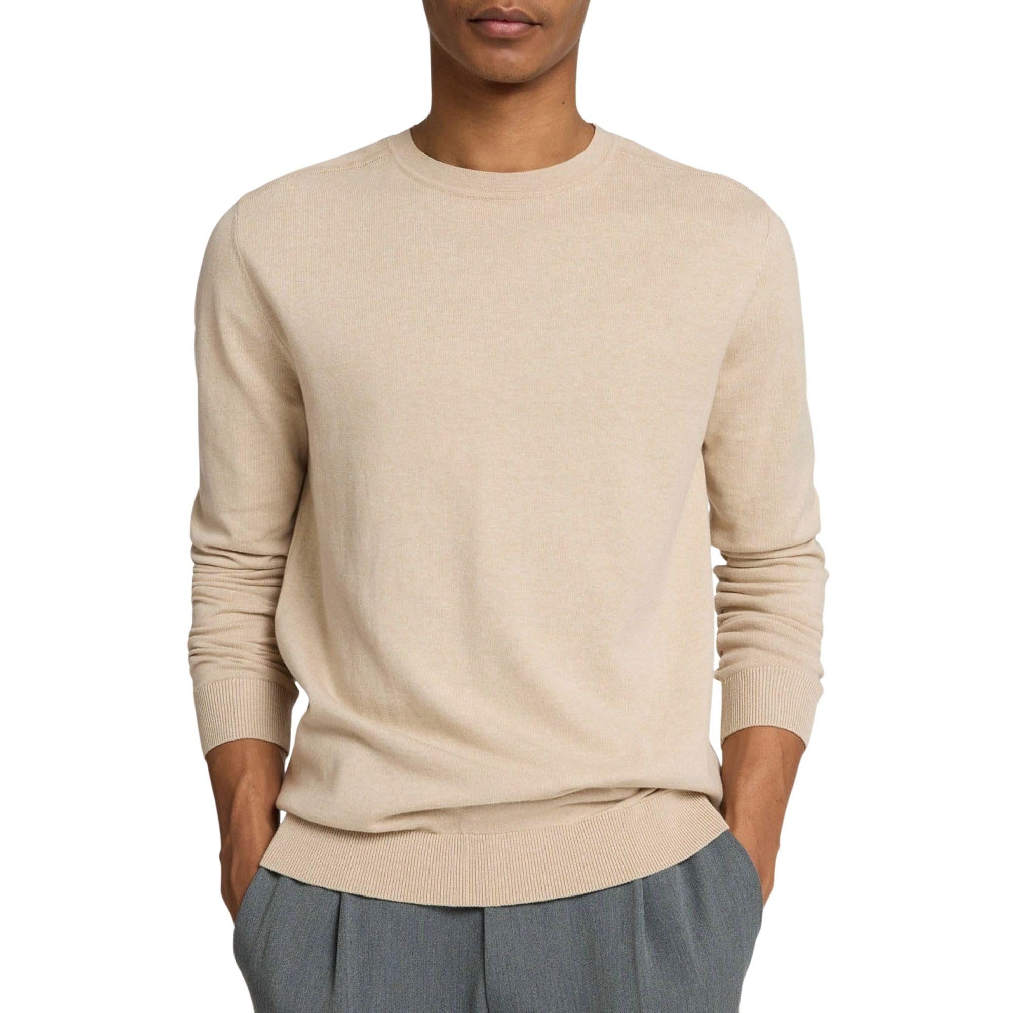 SELETED Homme Herren Slhberg Crew Neck Noos Strickpullover (1er Pack)