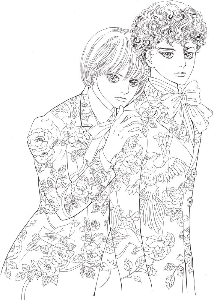 Amazon.co.jp: 『ポーの一族』ぬり絵BOOK : 萩尾 望都: 本