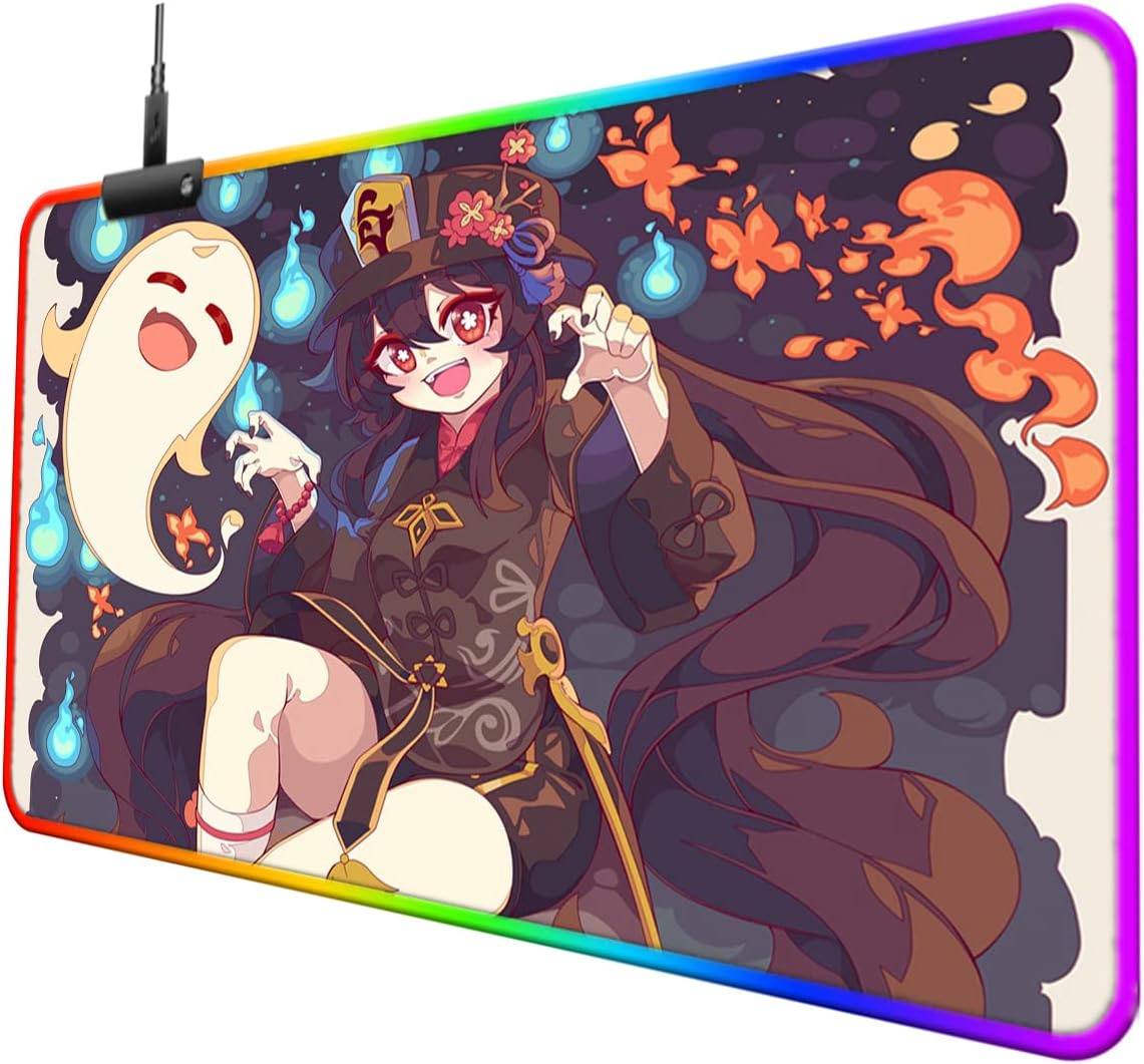 Board Game MTG Playmat RGB Backlit 60X35CM TCG DTCG CCG RPG