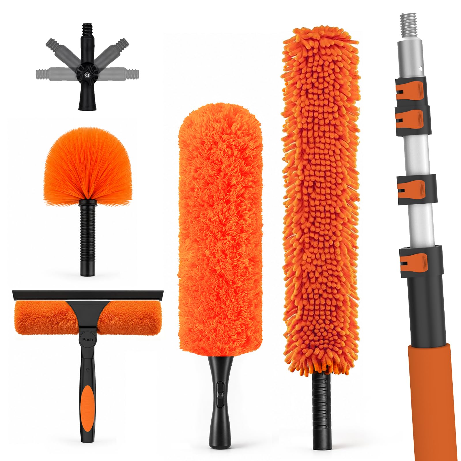 LAANPOLE 26FT High Reach Duster Cleaning Kit
