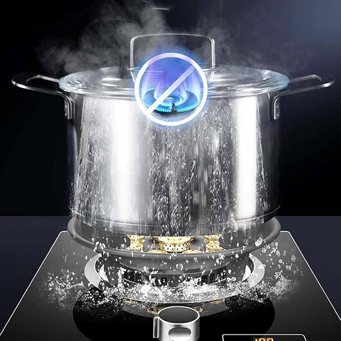 Estufa Portátil de Gas, 1 Puesto, 7KW, Vidrio Templado, con Temporizador miniatura 4