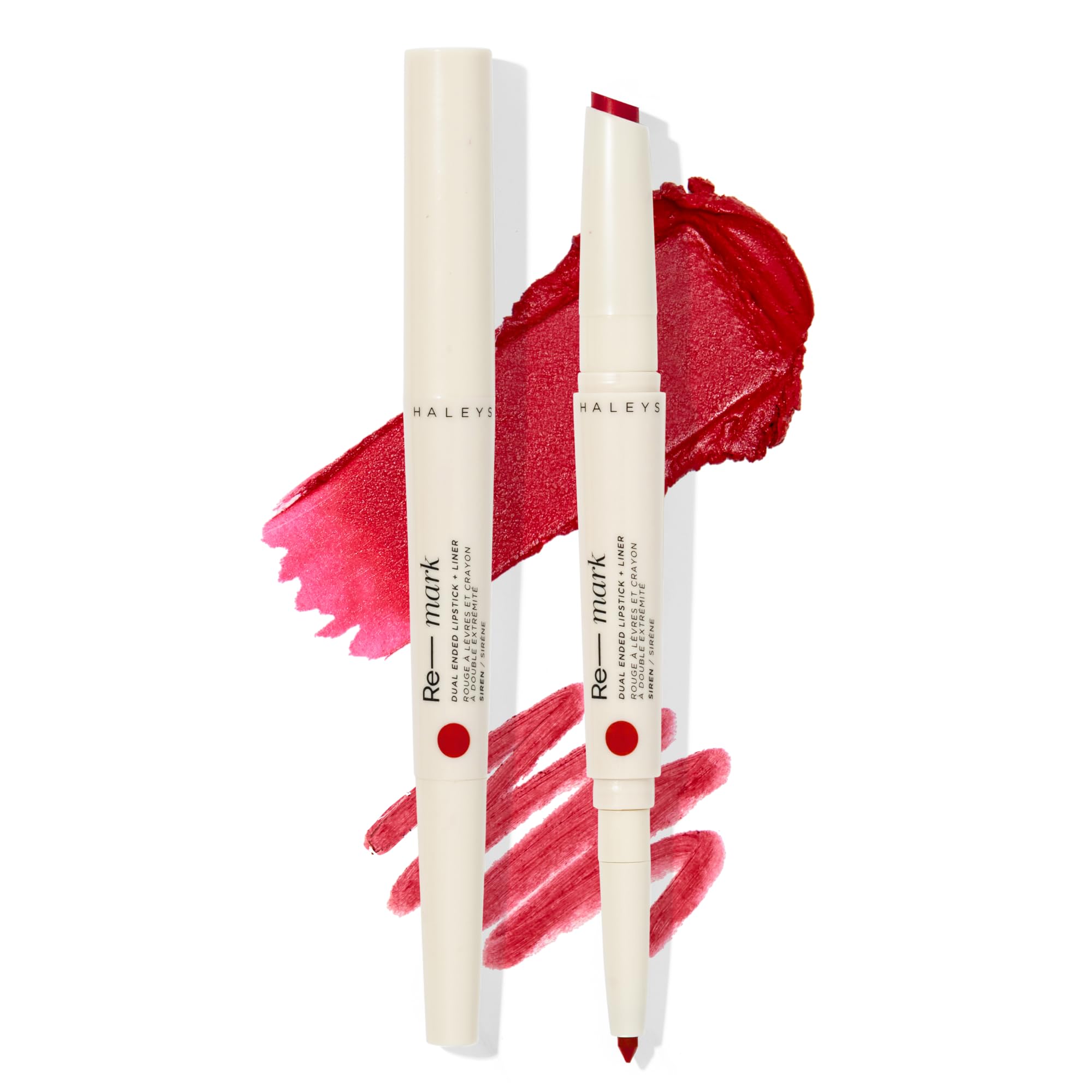 HALEYS Beauty HALEYS Re-mark Dual-Ended 2-in-1 Lipstick & Liner, Blue Red, Siren